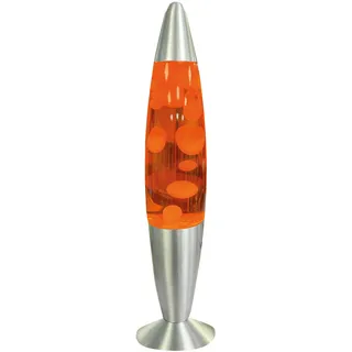 Blulaxa Lavalampe Weiß/Orange