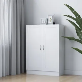 vidaXL Bücherregal 82,5 x 30,5 x 115 cm Weiß