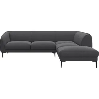 FLEXLUX Ecksofa Belle Designsofa, L-Form, B/T 268/209 cm, Skandinavisches Design, In hochwertiger Verarbeitung grau