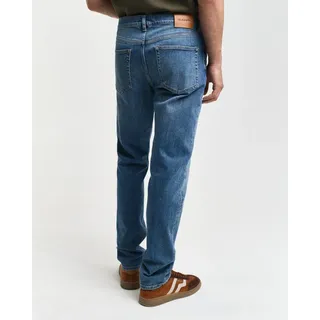 GANT Slim Fit Jeans Mid Blue Worn In 34 34
