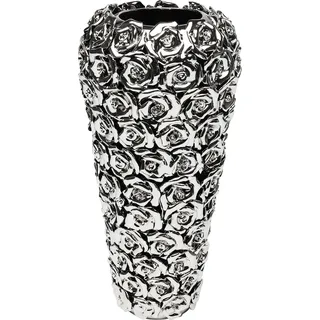 Kare Vase Rose Multi Chrom Big Silber 45 cm