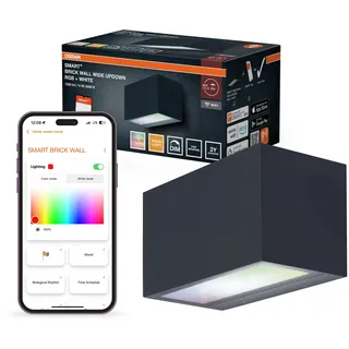 Osram LED Wandleuchte Up/Down grau 14 W 600 lm IP44