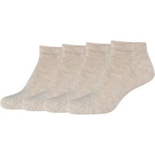 CAMANO Sneakersocken 4er Pack Beige 43-46