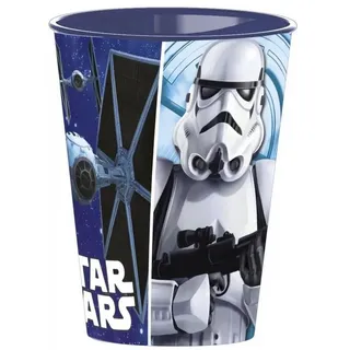 Star Wars Trinkflasche Star Wars Becher, Kunststoff 260 ml blau