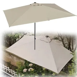 ZYXQQJ Balkonschirm Rechteckig Halbschirm Wasserdicht Balkonschirm Höhenverstellbar Wandschirm Marktschirm 200X100cm, 250X130cm(250x130cm)