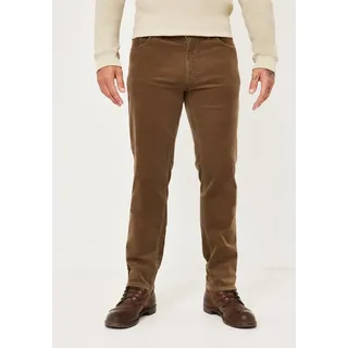 REDPOINT MILTON Regular Fit Cordhose braun W30/L32