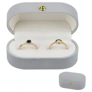 Vesaneae Ringschachtel, Schmuckkästchen Damen, Ring Schmuckschatullen, Hochwertige Ring Schachtel, Ringetui aus Samt, Schmuckschachtel Mädchen, Ringschatulle für Heiratsantrag, Verlobung, Hochzeit