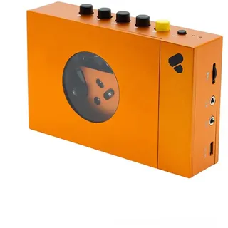 we are rewind Tragbarer Bluetooth Kassettenspieler Serge orange WE-001-O1