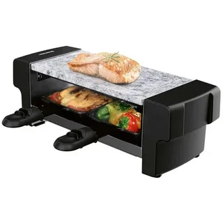 SILVERCREST Raclette Grill 2 Personen  350 Watt Tischgrill Steinplatte Aluminium
