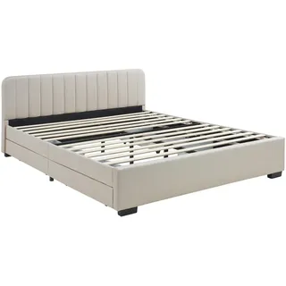 [en.casa] Nofrenna 160 x 200 cm Beige