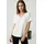 CARMETTA LIFE V-NECK SS TOP WVN NOOS Weiß L