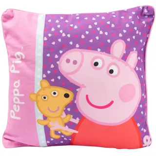 UNITED LABELS Peppa Wutz Dekokissen 30 x 30 cm Rosa