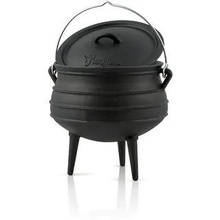 BBQ-Toro Dutch Oven 8 l Gusseisen schwarz