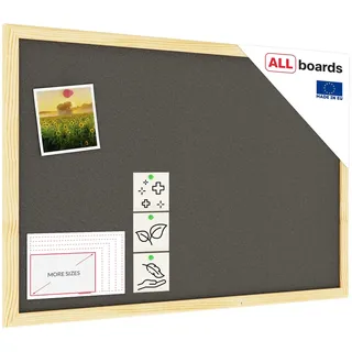ALLboards Pinnwand 60 x 40 cm Grau