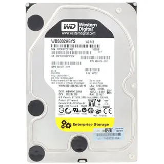Festplatte HP GB0500EAFYL 500GB SATA II 16Mb Cache 7200Rpm 3.5'' Zoll 484429-002