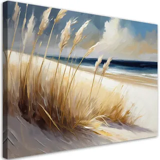 Feeby Leinwandbild, Gelb, Textil, Landschaft/Berg, Rechteckig, 60x40 cm, Bilder und Zubehör, Wandbilder, Leinwandbilder