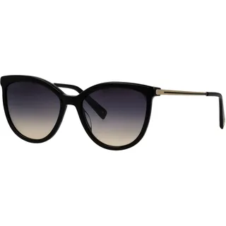 Brendel Eyewear Sonnenbrille BRENDEL EYEWEAR "Modell 907050", Damen, schwarz, leicht glänzend, Sonnenbrillen Sonnenbrille, Form Feminin, Logoschriftzug auf Bügel, Kombifassung