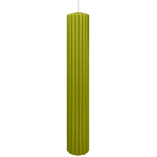 Wiedemann Kerzen Rillen Kerzen 300 x Ø 45 mm grün