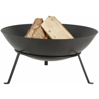 Esschert Design FF267 Serie Feuerschale mit Beinen, Schwarz Medium