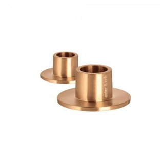 ester & erik Kerzenhalter Kerzenhalter Set Small Rosé Gold Matt (2-teilig)