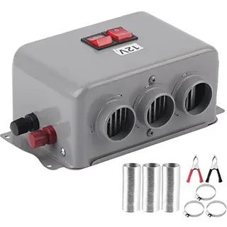 12V Auto Heizlüfter Autoheizung 3-Loch 400W-600W 60-65°C Winterschnelle Heizung Wärmer Frost Entfernen Abtau-Defoggers Geräuscharm Winterartikel Winter Defroster Demister Windschutzscheiben