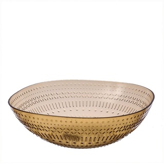 MARELIDA Schüssel Schüssel Salatschüssel Schale Kunststoff Camping Picknick D: 25cm 2,3l gelb, Kunststoff, (1-tlg) gelb