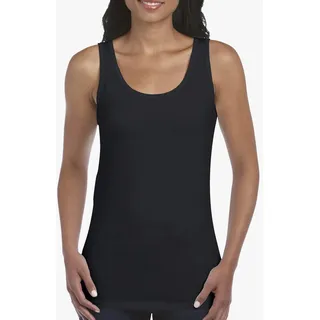 Gildan Deluxe Softstyle Tanktop Schwarz L