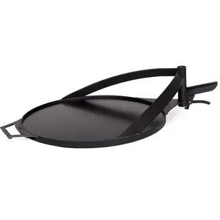Cook King Grillplatte Ø 50 cm Stahl schwarz
