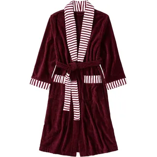 bonprix Frottee Bademantel aus Baumwolle, rot, 56/58 (3XL), Frottee