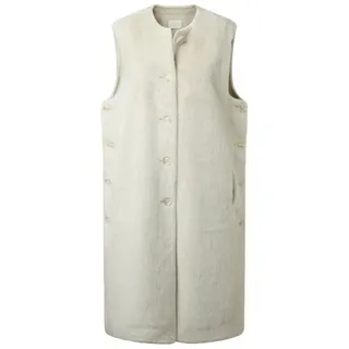 Pride to be Fellimitatmantel Weste ohne Arm Dita Fake Fur off white S