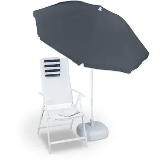 Relaxdays Ø 180 cm Grau