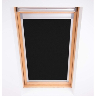 Bloc Skylight Rollo 1 (55/78) für Fakro Dachfenster Blockout, schwarz