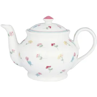 Greengate Teekanne Lianca Teekanne white 1l bunt|weiß