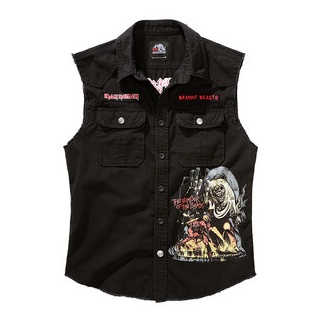 Brandit Iron Maiden Beast Hemd schwarz XXL