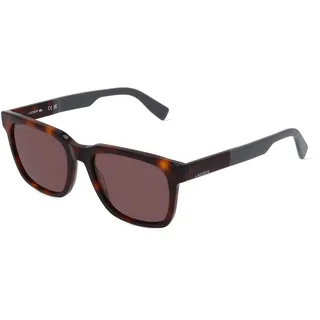 Lacoste L996S Unisex-Sonnenbrille Vollrand Quadratisch Kunststoff-Gestell, braun