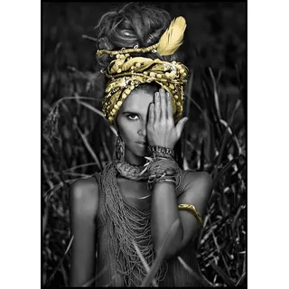 Poster IN THE BUSH GOLD (BH 70x100 cm) - bunt - BH 70x100 cm