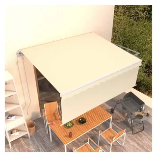 vidaXL Gelenkarmmarkise 4 x 3 m creme