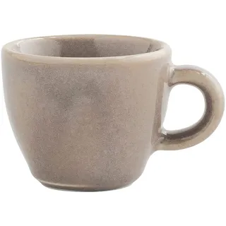KAHLA Homestyle Espressotasse 0,03 l desert sand rustikales Geschirr aus Porzellan mit Steingut- und Keramiklook kleine dickwandige Tasse für Espresso Mokkatasse rund grau