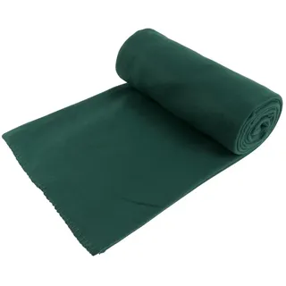 CB Home & Style Fleecedecke Decke 130 x 170 cm Kuscheldecke (Dunkelgrün)