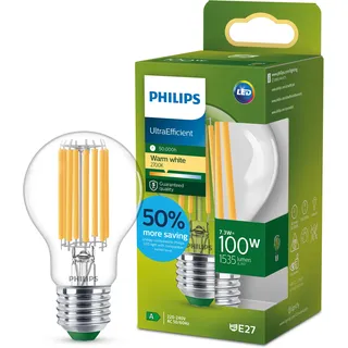 Philips LED-Lampe 7,3W E27 1535 lm warmweiß
