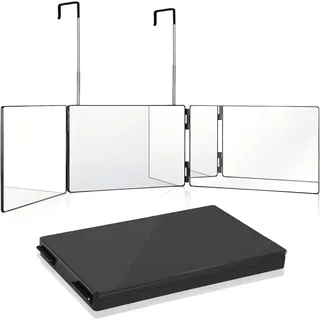 jusron Wandspiegel 360 cm Schwarz