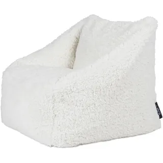 icon Sitzsack, Creme, Kunststoff, 100 L, 1-Sitzer, 55x44x55 cm, Hergestellt in Deutschland, Wohnzimmer, Hocker, Sitzsäcke, Kindersitzsäcke