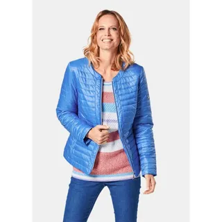 GOLDNER Steppjacke in zart glänzender Qualität in azurblau | Gr.: 38