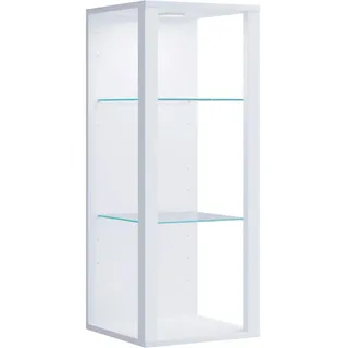 VCM Vitrine Glasol MW 35 x 35 x 90 cm Weiß