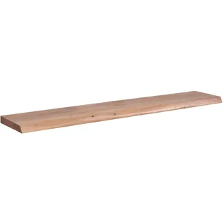 Wohnling Wandregal 140 x 4 x 26 cm Akazie