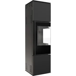Kratki Ren M/P Kaminofen 7 kW Stahl Schwarz/Abdeckplatte Glas