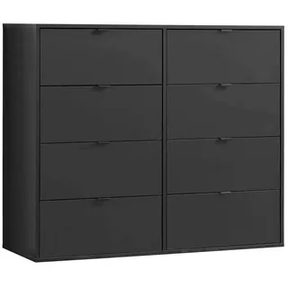 mokebo Die Stilvolle 110 x 95 x 40 cm Anthrazit Schwarz