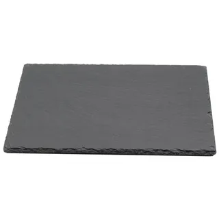 aro Schiefertablett, 30 x 20 x 0,5 cm, schwarz, 2 Stück