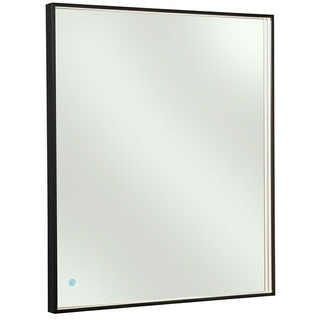 Camargue Lichtspiegel Noir  (50 x 80 cm, Schwarz, Leuchtmittel)
