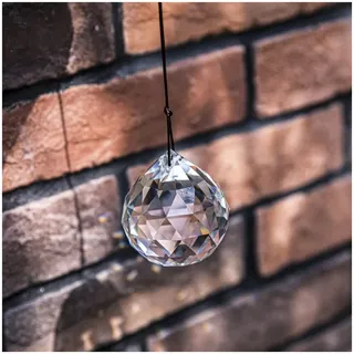 Prismen & Kaleidoskope Briefbeschwerer mit facettierter Kugel, 60 mm, mit Kristallständer for Heimdekoration Optik-Kits für den naturwissenschaftlichen Unterri